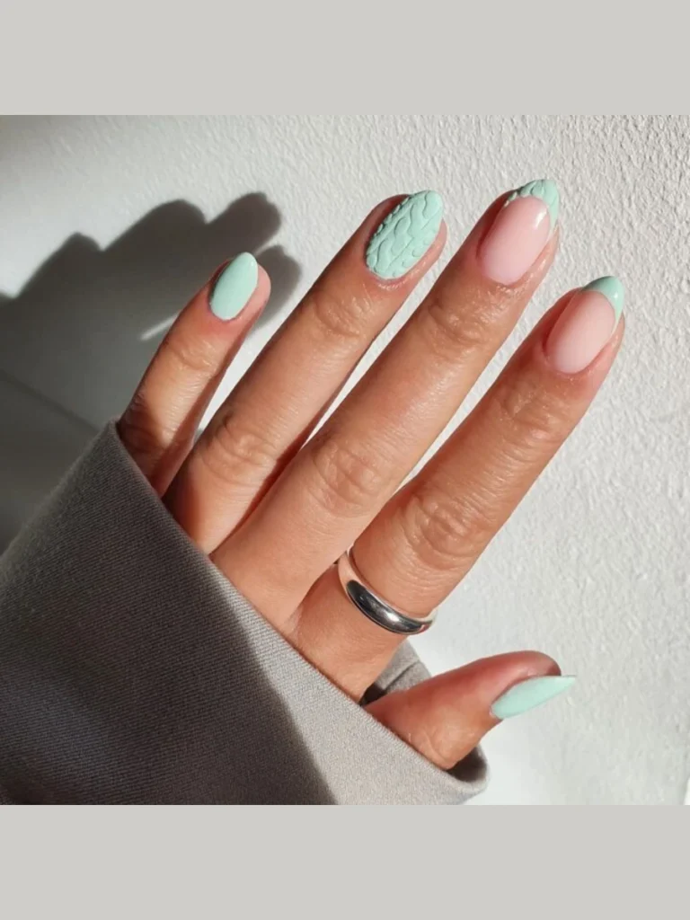 Minimalist Frosted Mint Arch Horizons