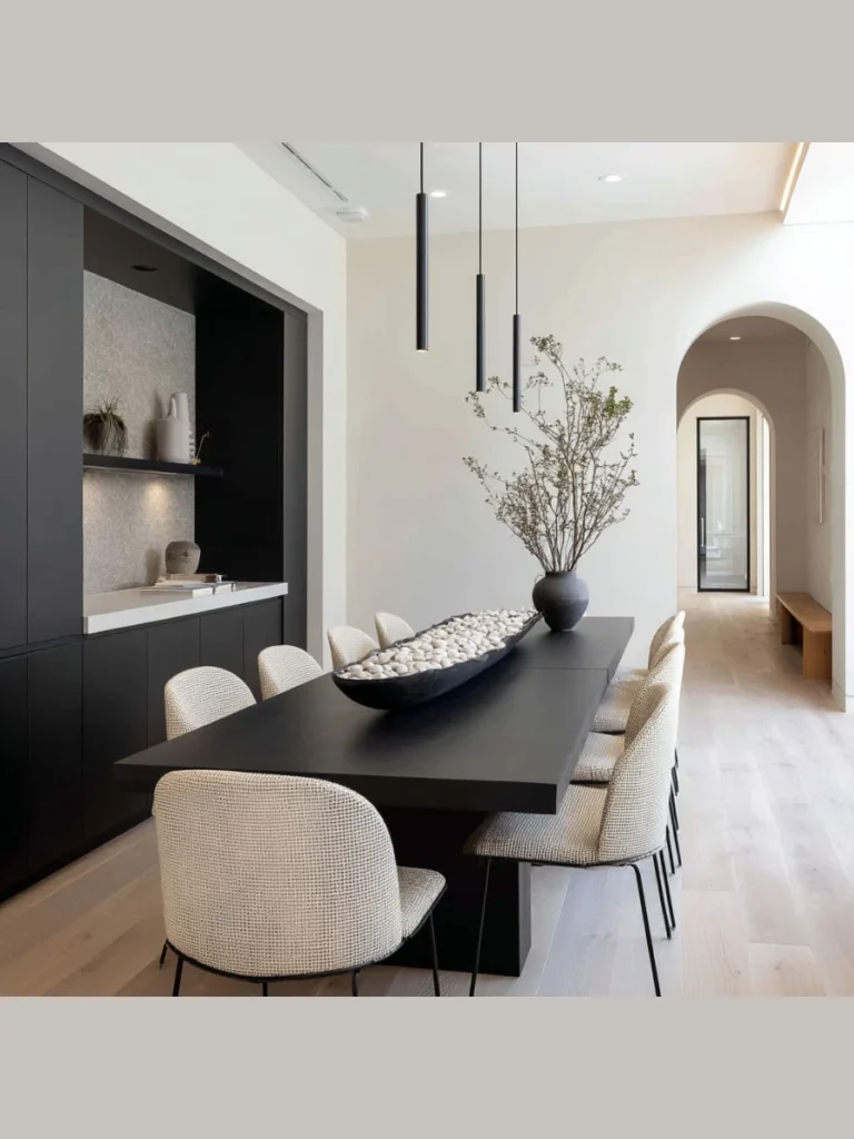 Minimalist Matte Black Iron Accent Framings
