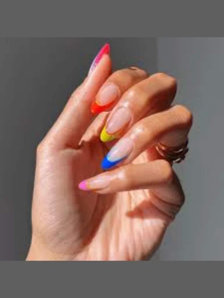Minimalist Neon French Rainbow Remixes