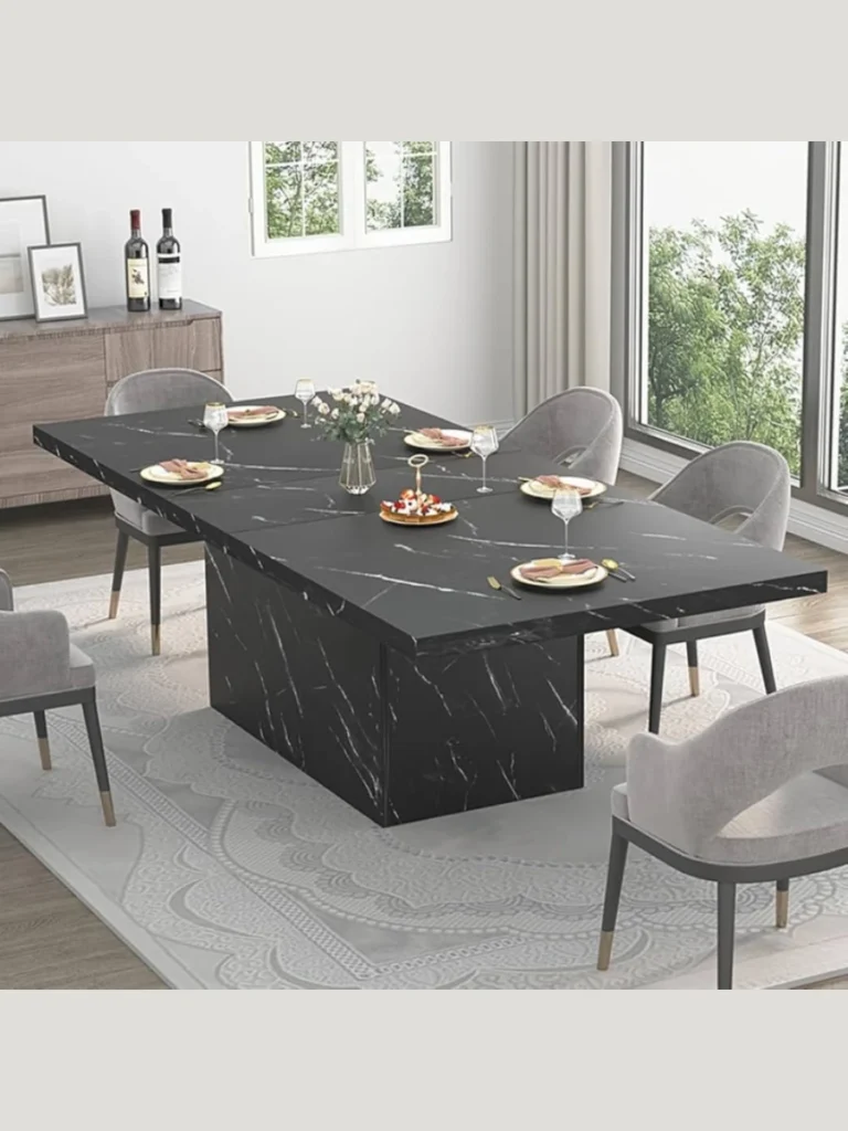 Modern Matte Black Floating Numbers