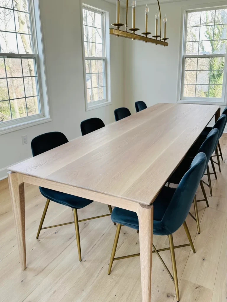 Monochromatic Bleached White Oak Slabs