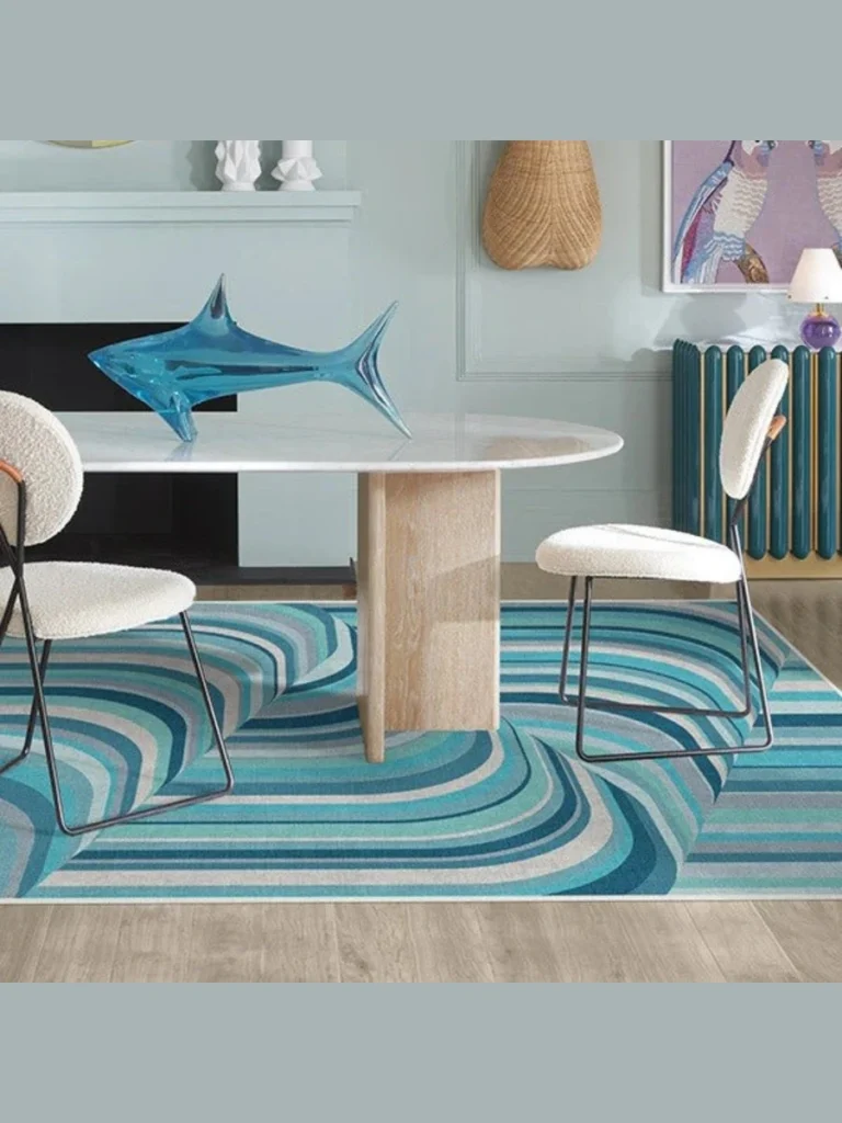 Monochromatic Chevron Area Rugs