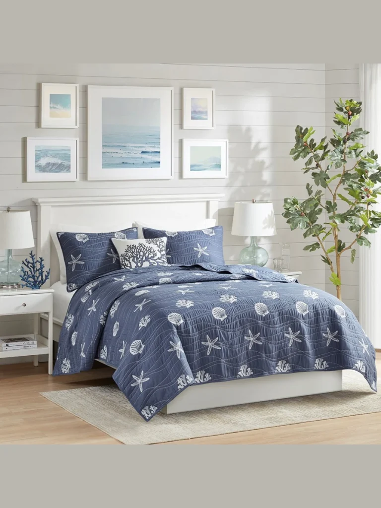 Monogrammed Navy Blue Percale Sheet Sets