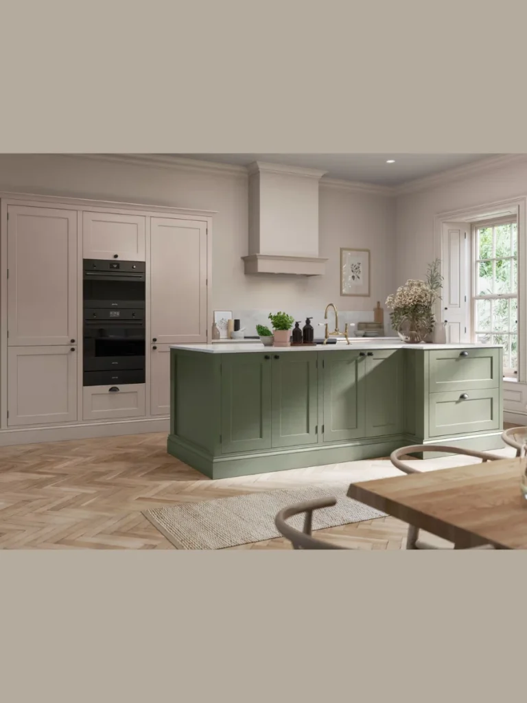 Mossy Sage Green Matte Cabinet Faces