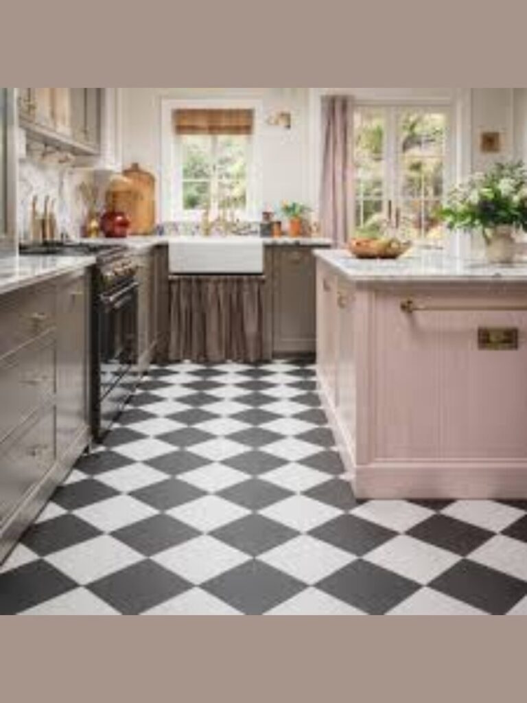 Multi Tone Mixed Nocce and Ivory Checkerboards