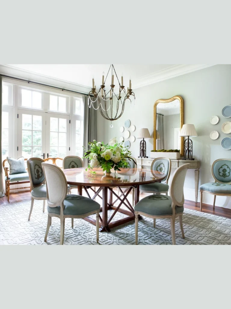 Muted Slate Sage Green