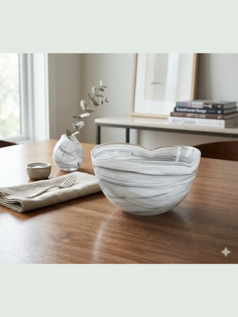 Muted Smoke Gray Glass Bowls For Sleek Minimalist Lofts
