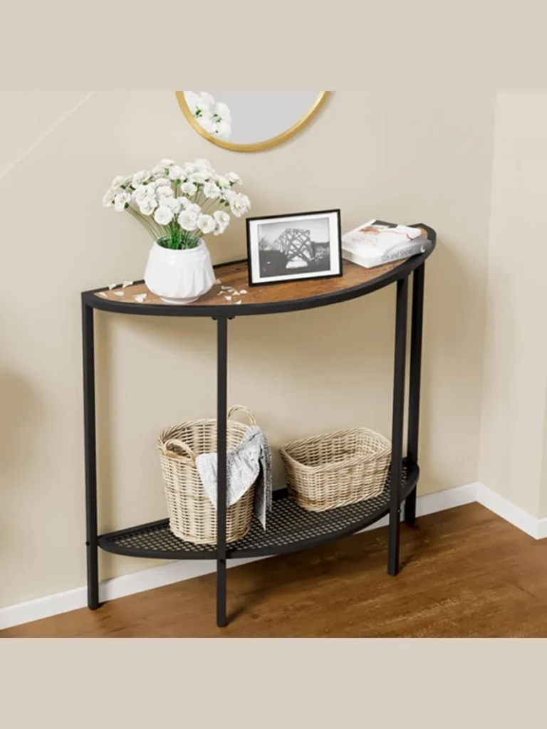 Narrow Demi Lune Half Round Desks