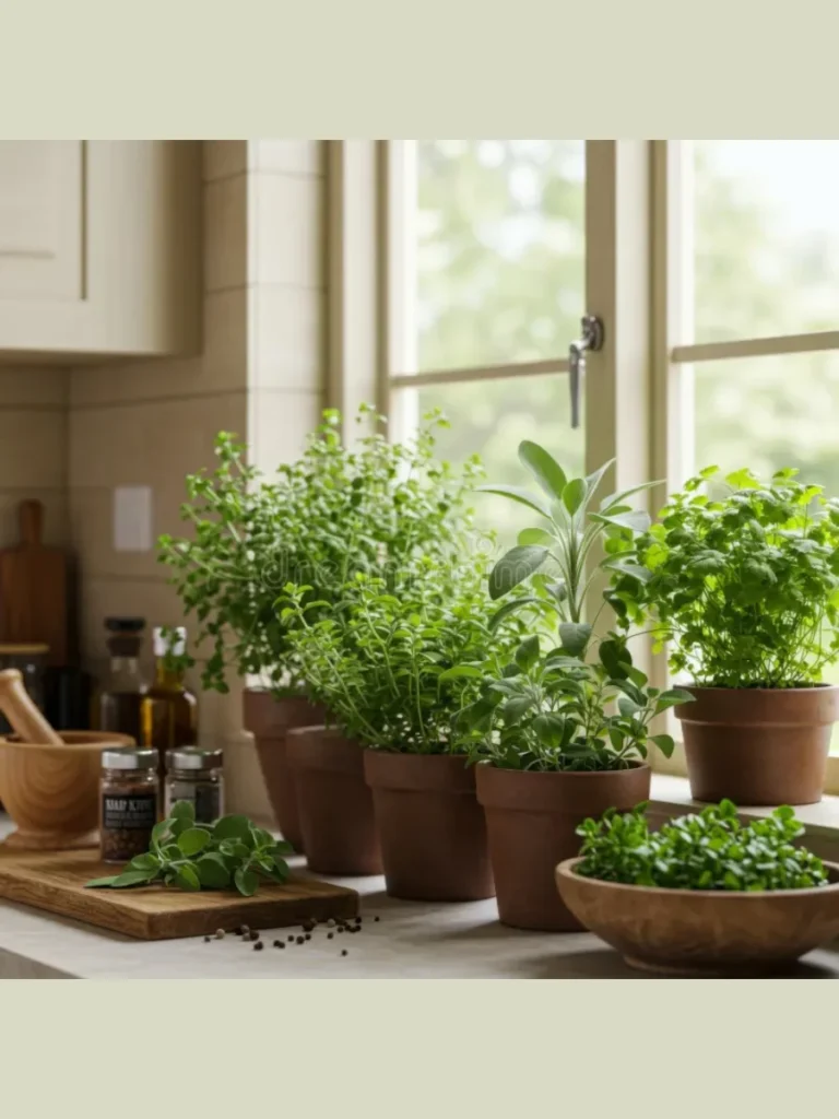 Natural Terracotta Herb Cruck Clustures