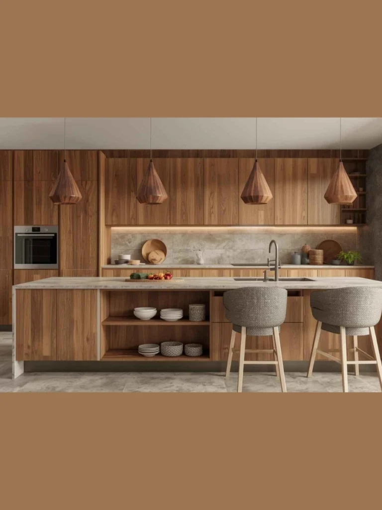Natural Wood Tone Transitions