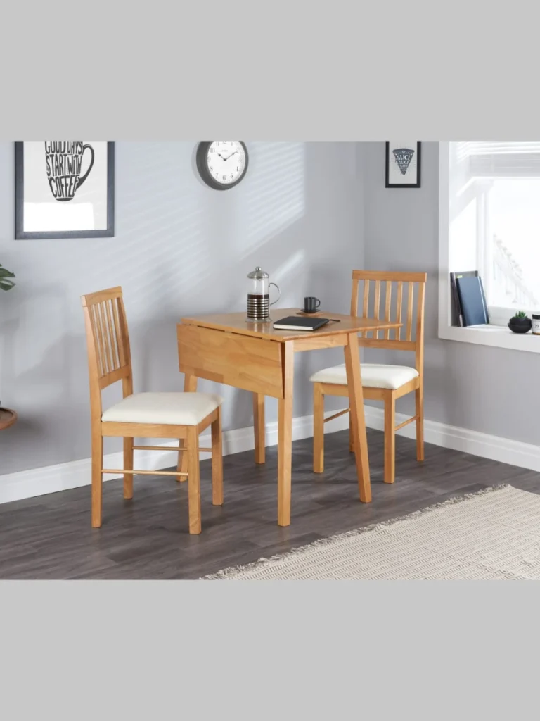 Nested Drop Leaf Sets With Tucked Seating