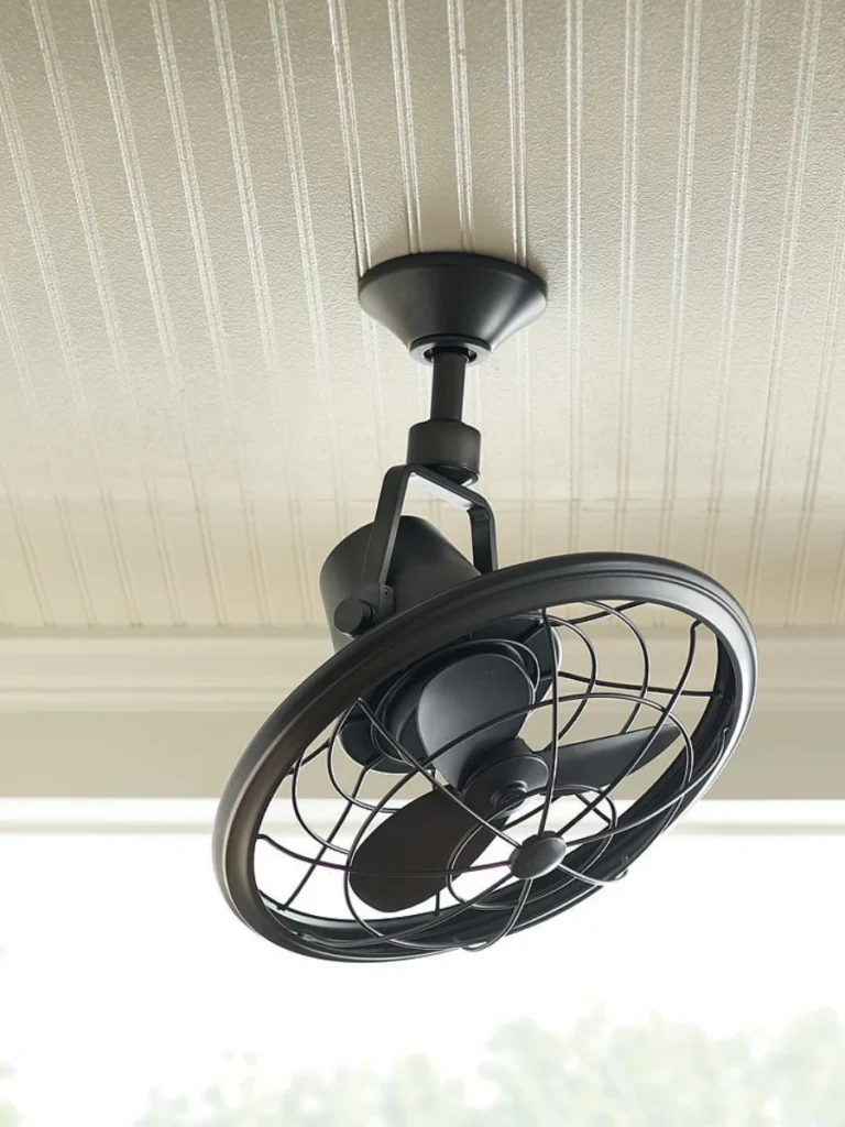 Oil Rubbed Bronze Industrial Wire Cage Fans