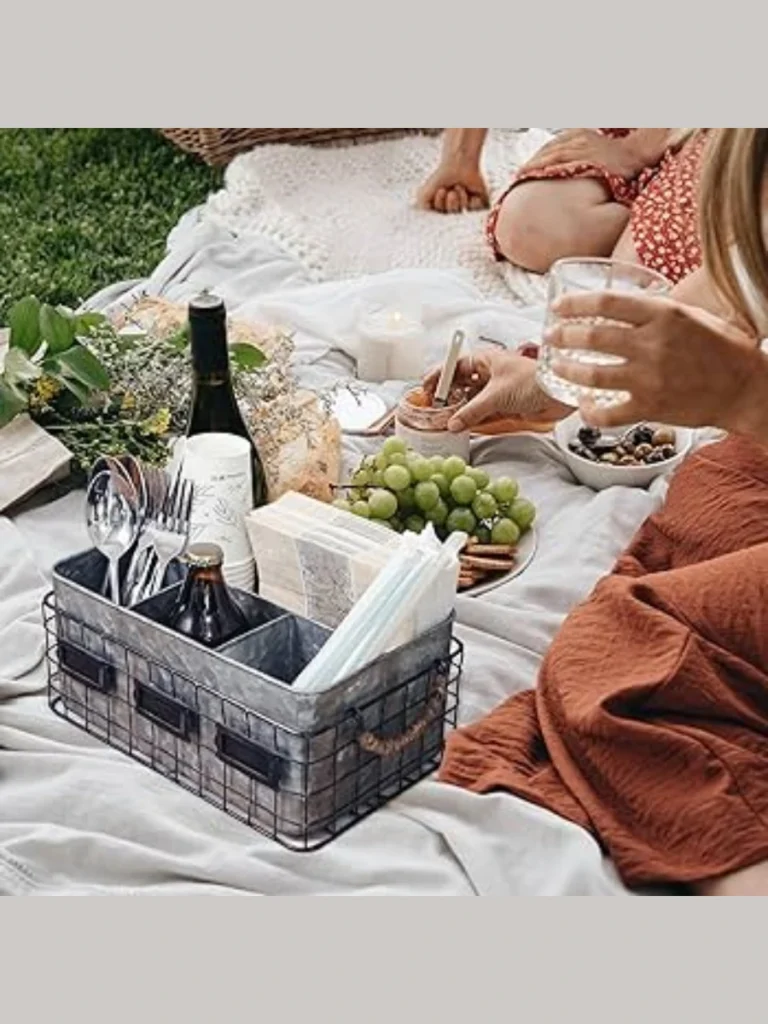 Organize a Weatherproof Galvanized Steel Flatware Caddy