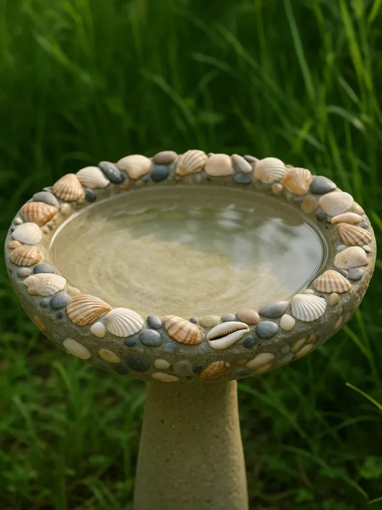 Overlapping Hosta Leaf Mosaic Shells
