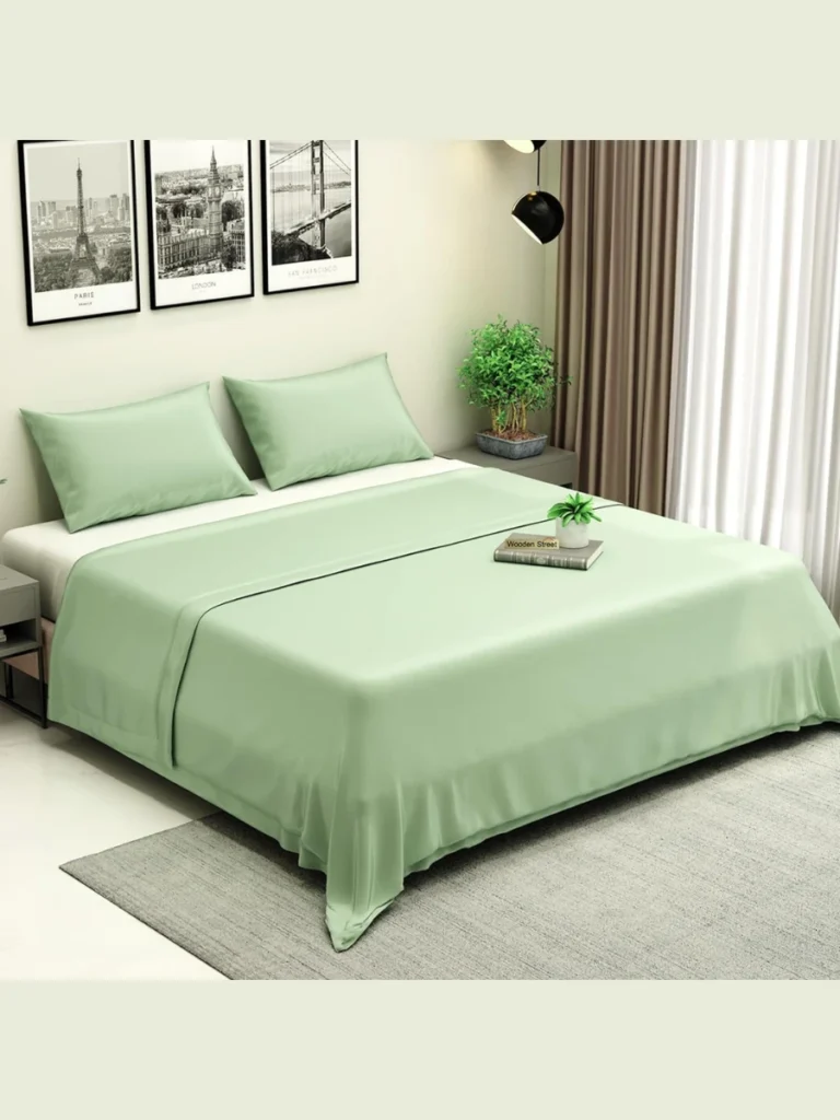 Pale Pistachio Mint Bamboo Sheets