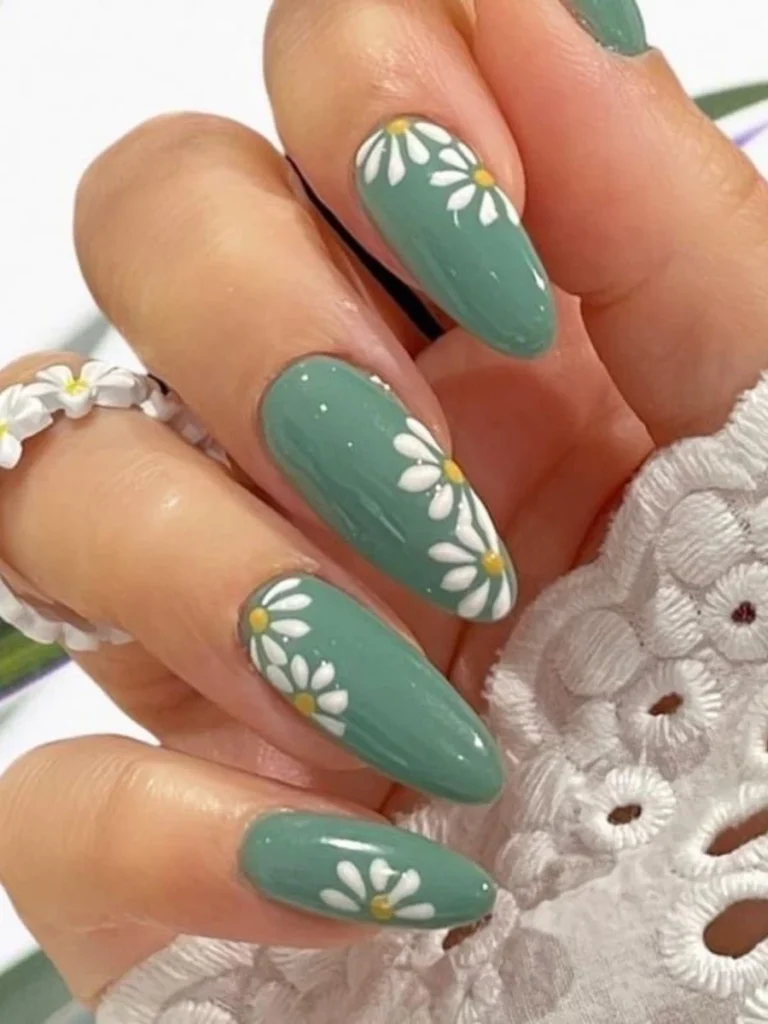 Pastel Mint Sage Leaf Matrices