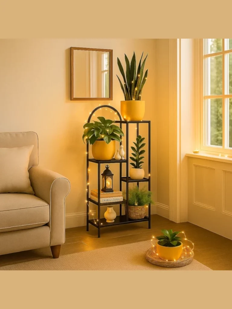 Place Bright Yellow Planter Pots on Kitchen Windowsills