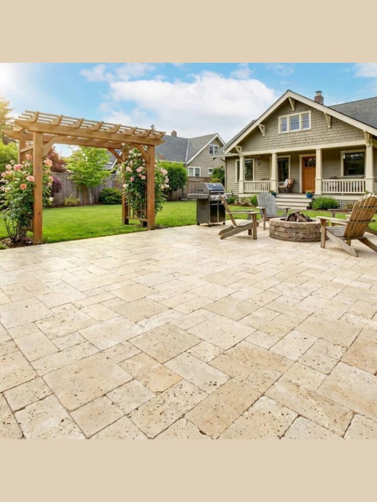 Porous Travertine Stone Pavers