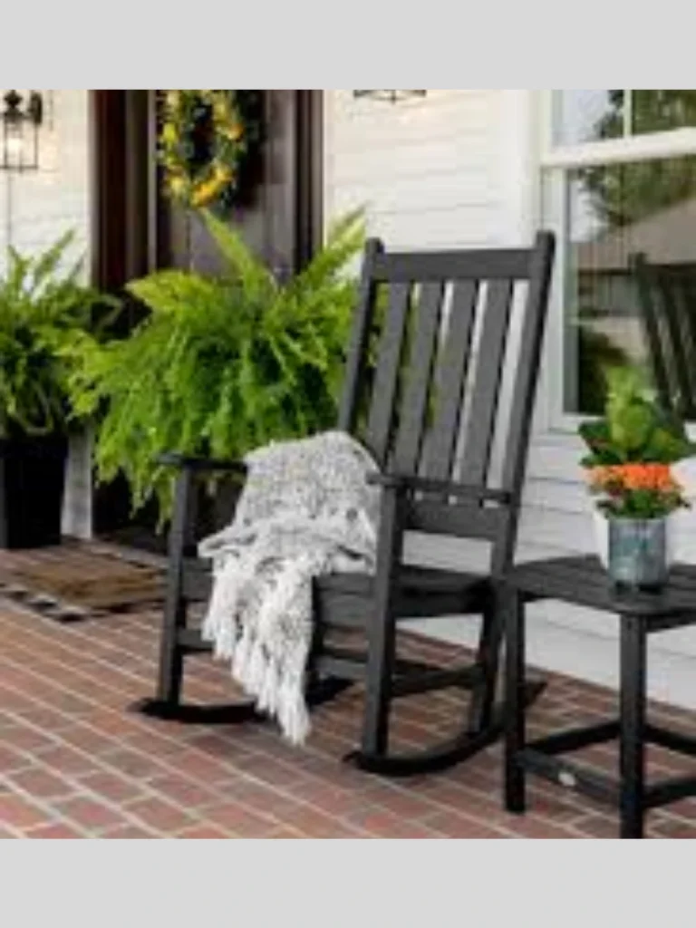 Powder Coated Aluminum Outdoor Rocking Chairs