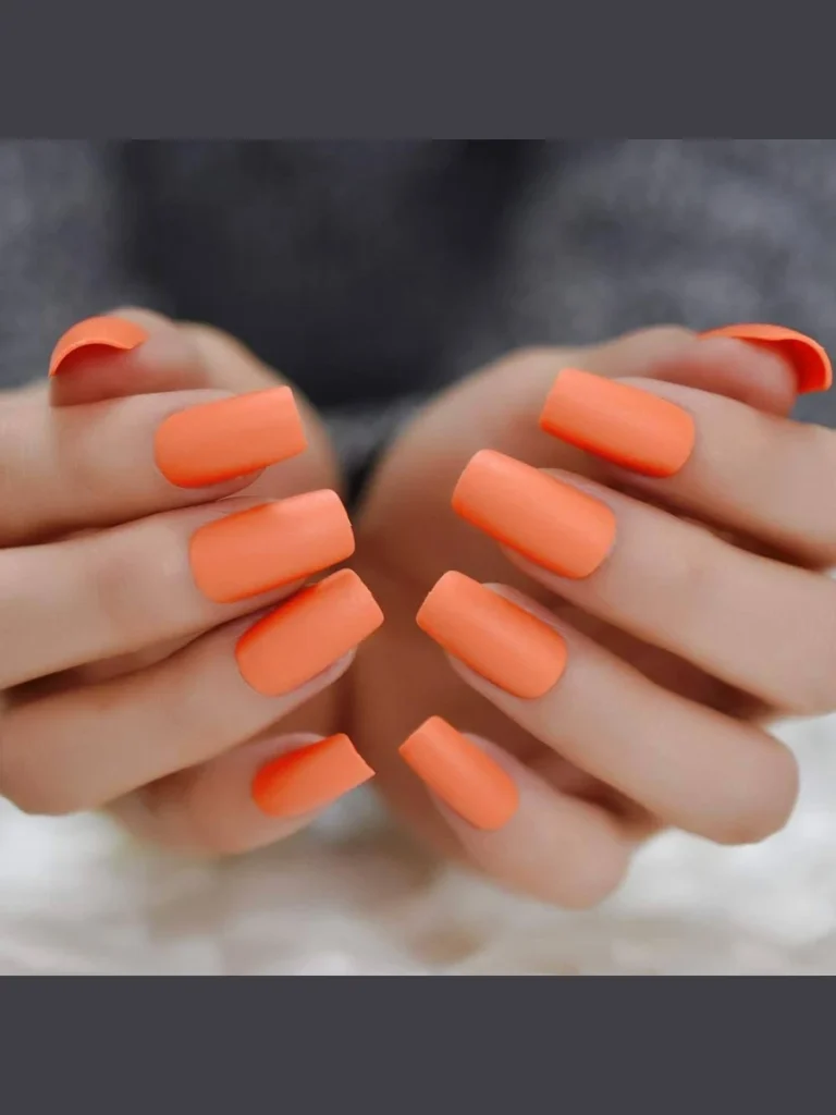 Radioactive Orange Matte Slatted Bars