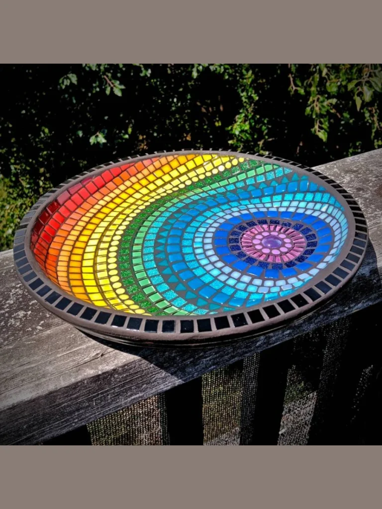 Rainbow Vitreous Glass Tile Blocks
