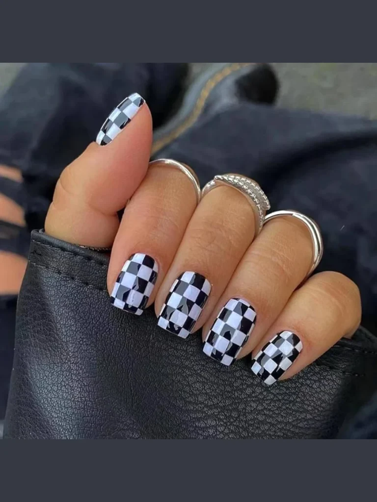 Raised Checkerboard Velvet Blocks