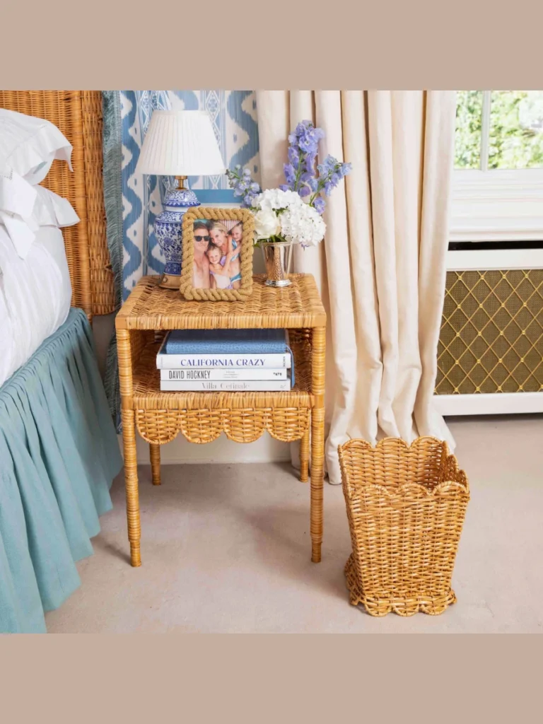 Rattan Cane Waste Paper Baskets