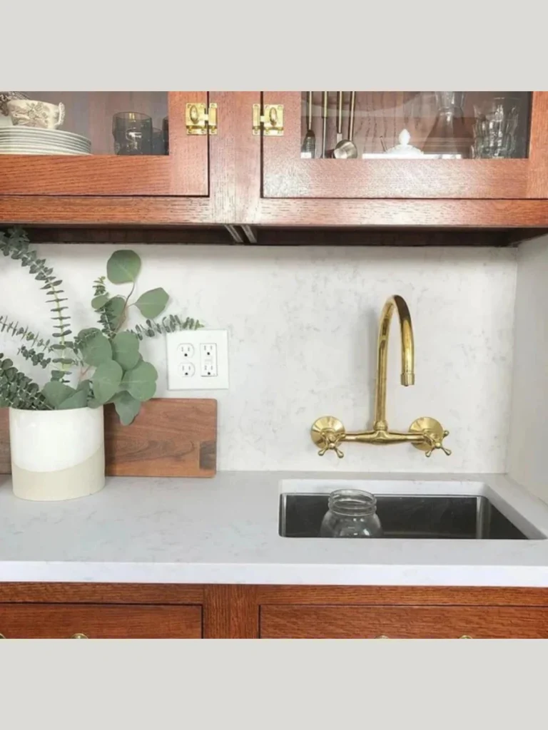 Raw Copper Gooseneck Sink Faucets