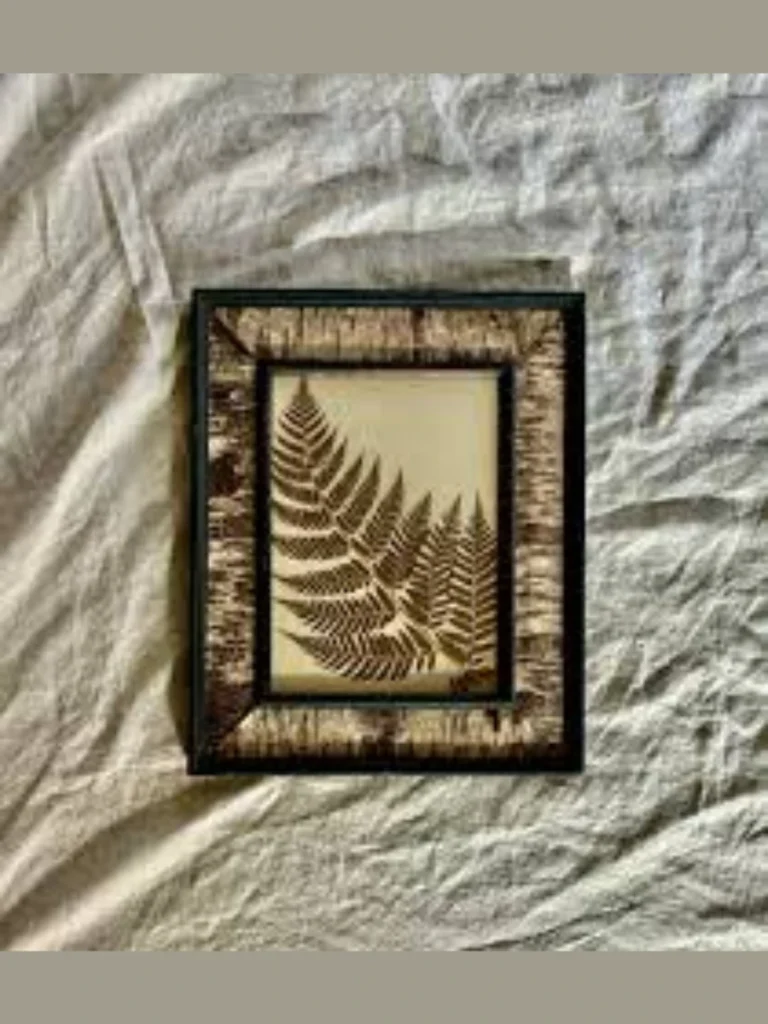 Real Pressed Fern Leaf Framed Art Plaques
