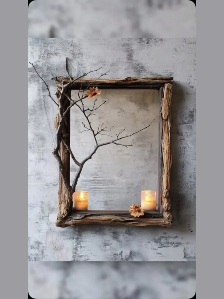 Real Pressed Tree Bark Picture Frames