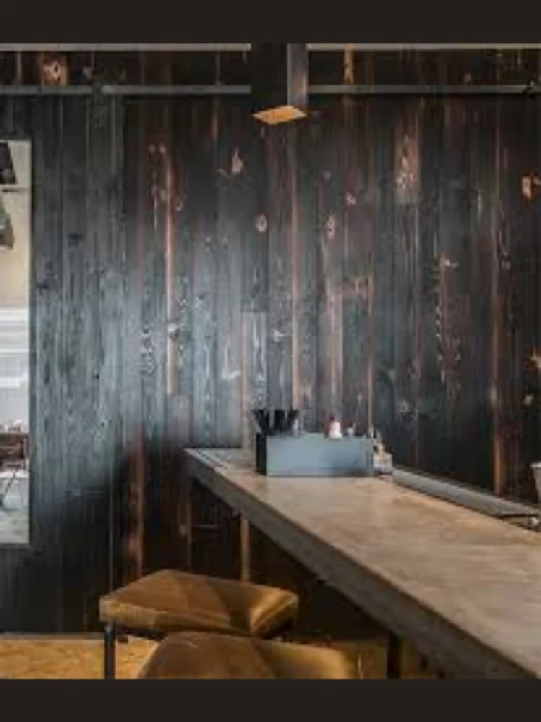 Reclaimed Charred Wood Shou Sugi Ban Accent Planks