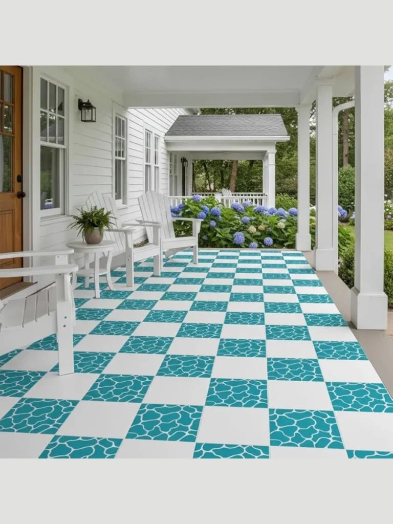 Reusable Plastic Flagstone Masonry Stencils