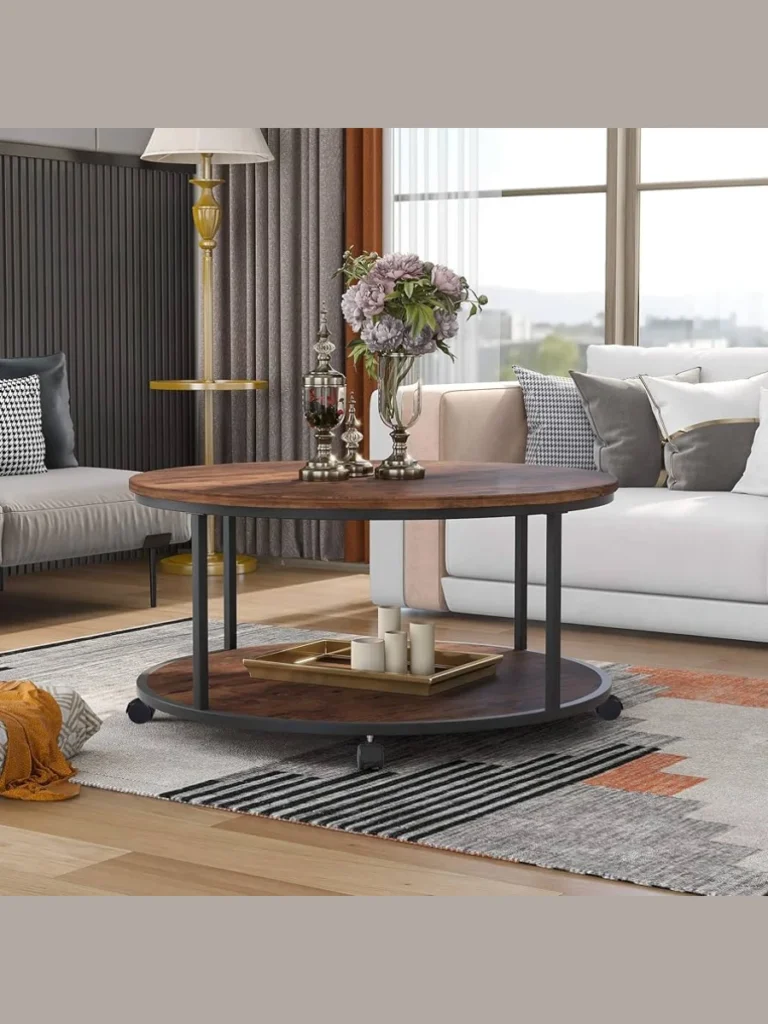 Rolling Heavy Duty Caster Coffee Tables