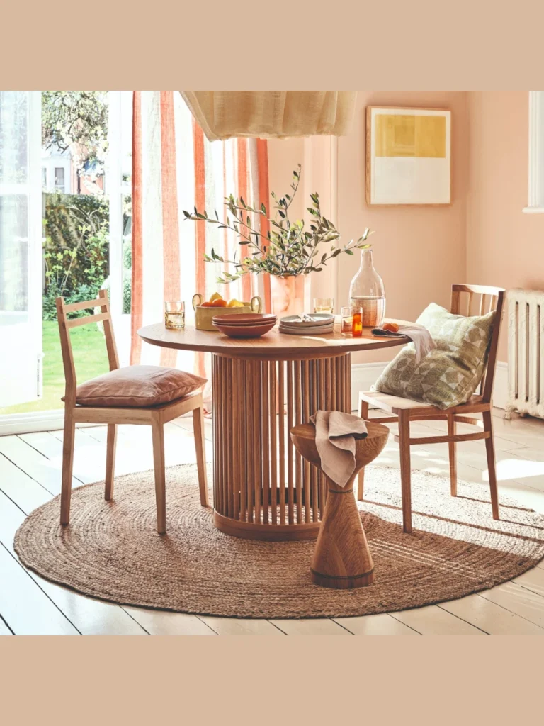 Round Natural Jute Area Rugs