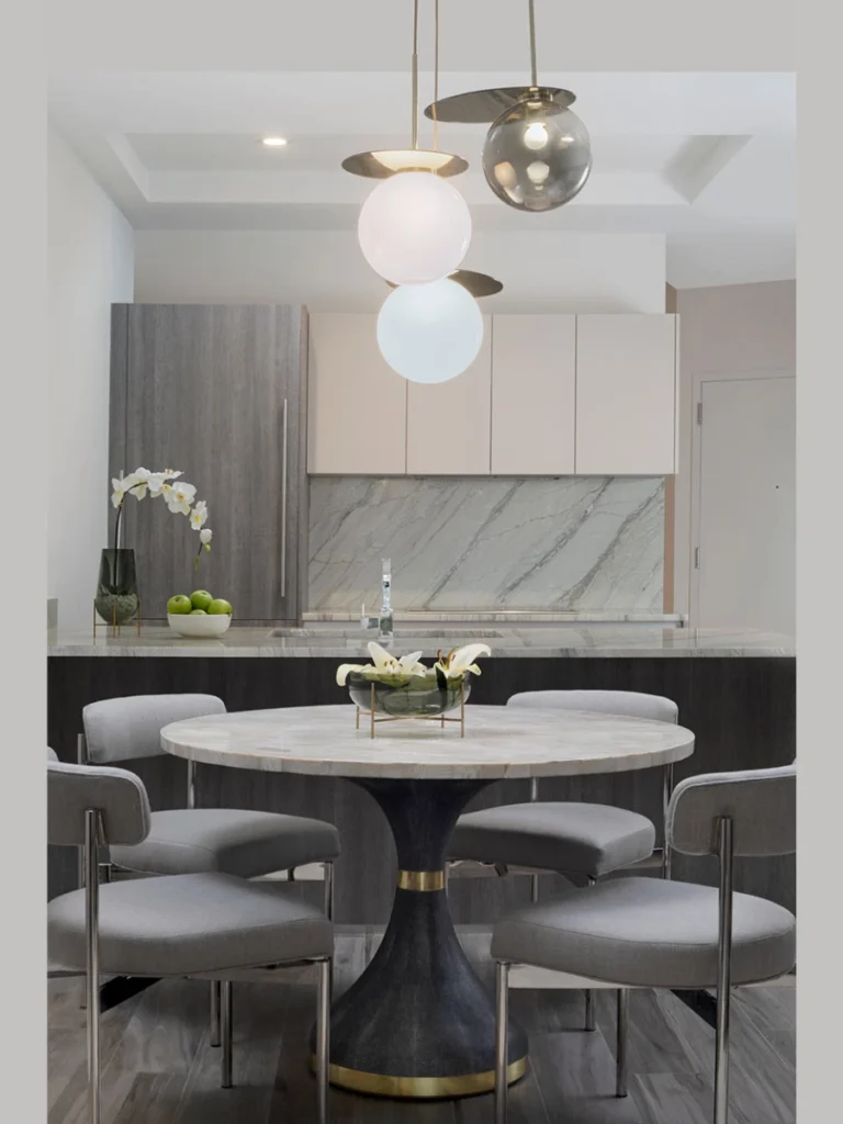 Round Tables for Small Open Spaces