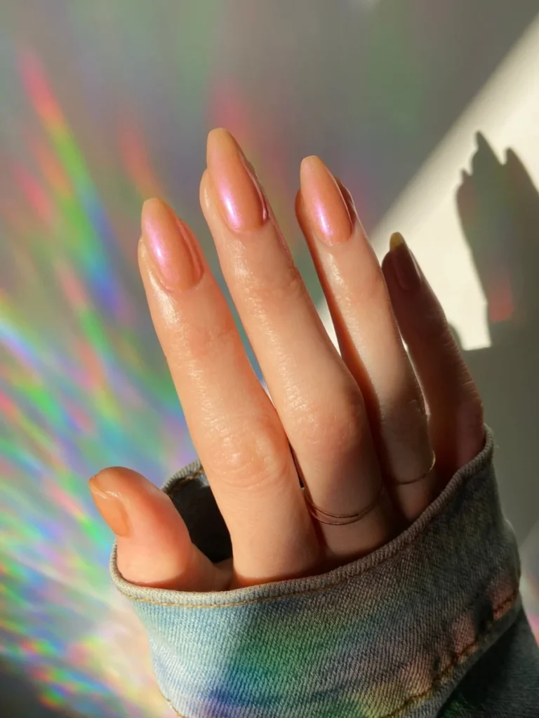 Saturated Apricot Micro Side Chevrons