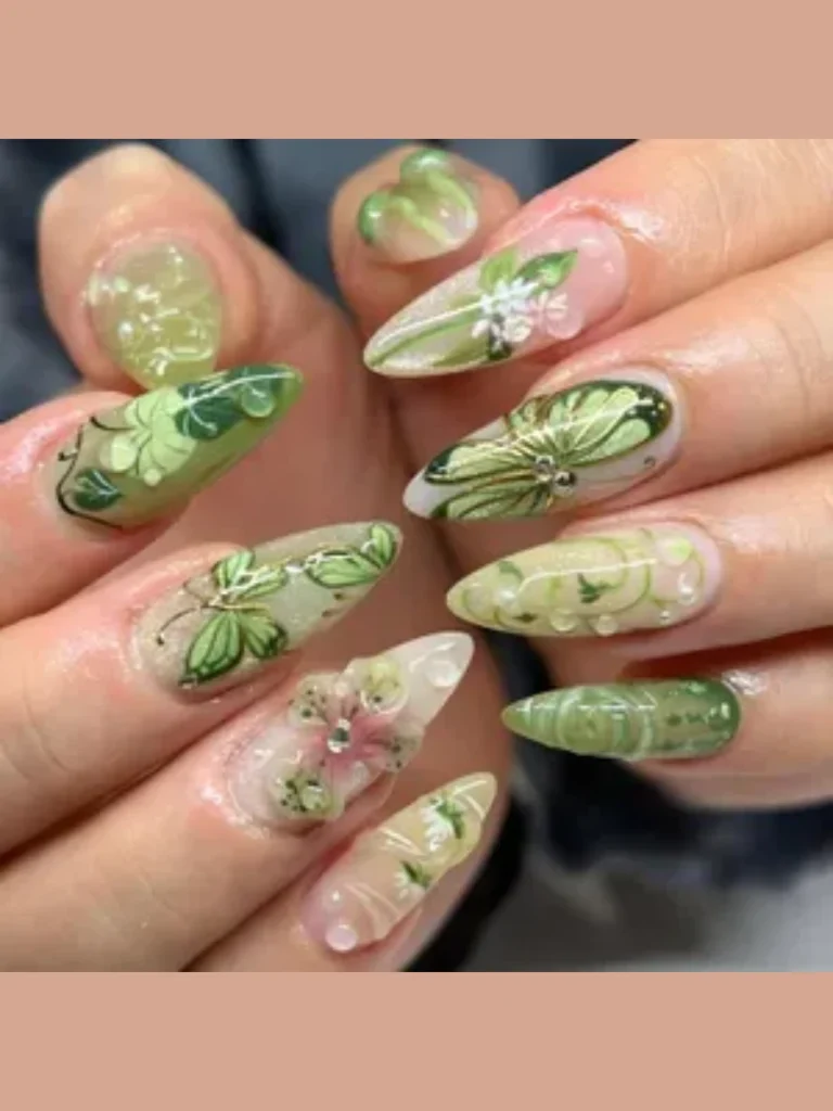 Sculpted Botanical Leaf Vines
