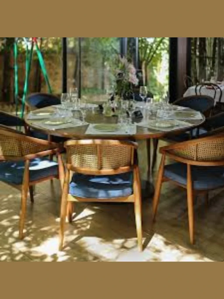 Sculptural Rounded Backs with Inset Cane Panels