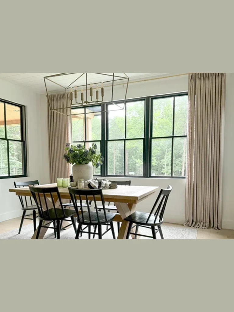 Sheer Linen Window Drapery Panels