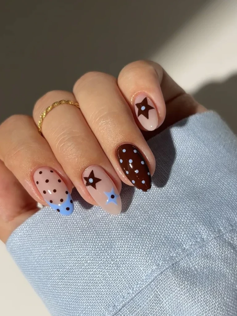Shimmering Starburst and Polka Dot Combinos