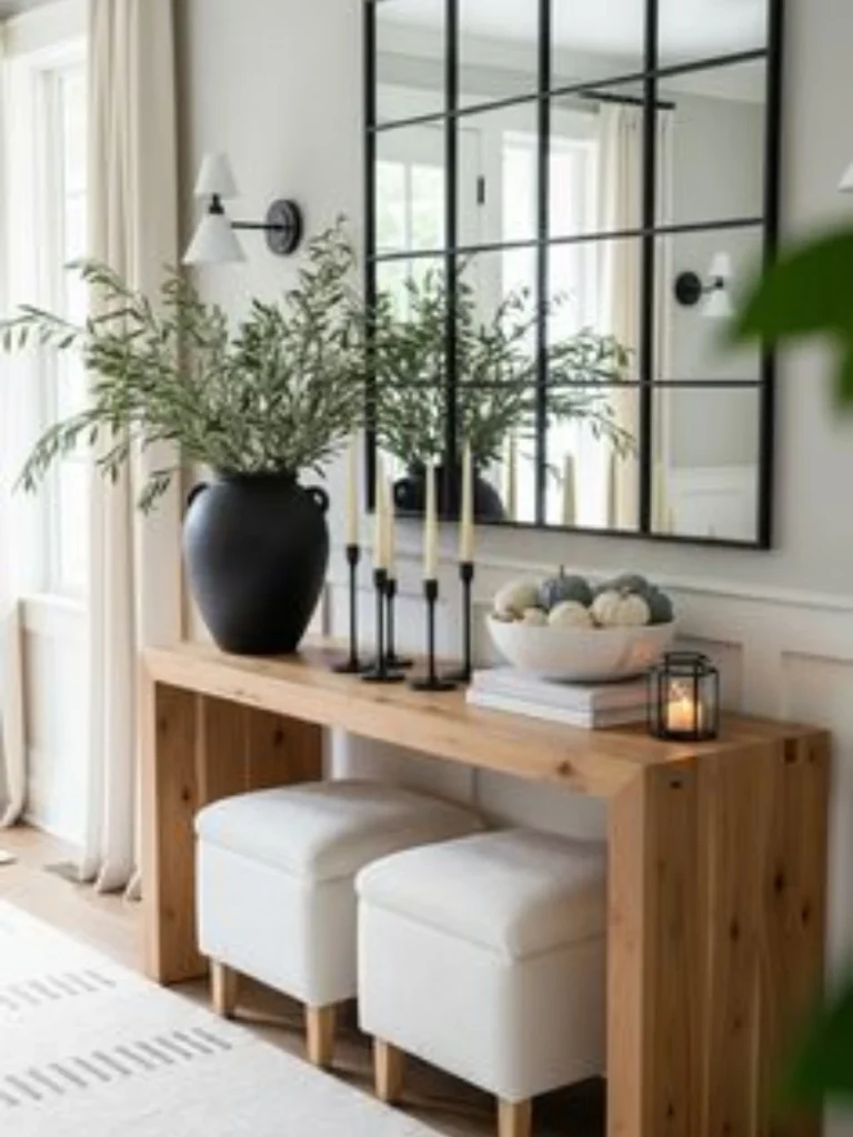 Slim Console Table Conversions For Entryways