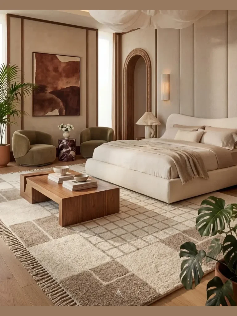 Soft Apricot Sorbet Accent Rugs