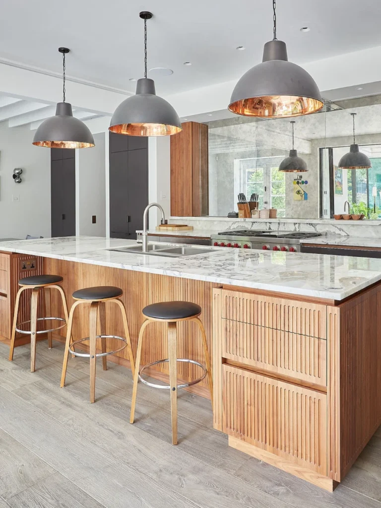 Soft Fluted Timber Cabinet Faces