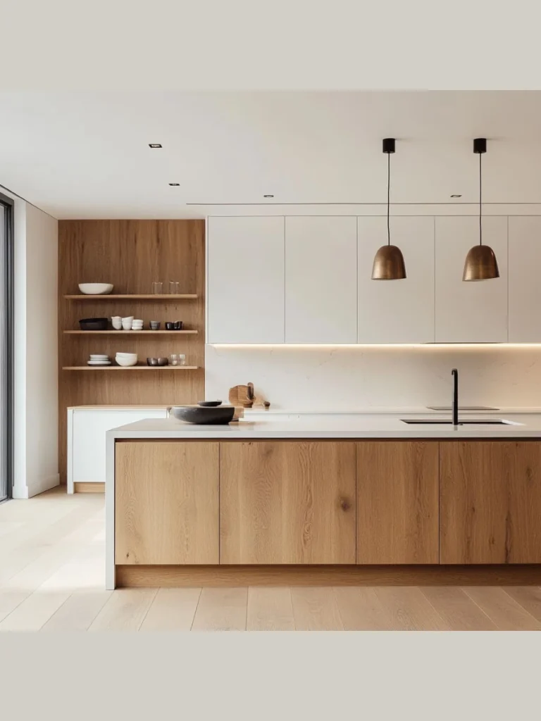 Soft Rift Sawn White Oak Cabinets