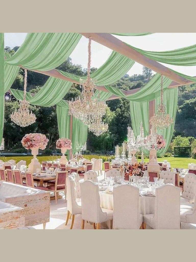 Soft Sage Green Garden Canopies