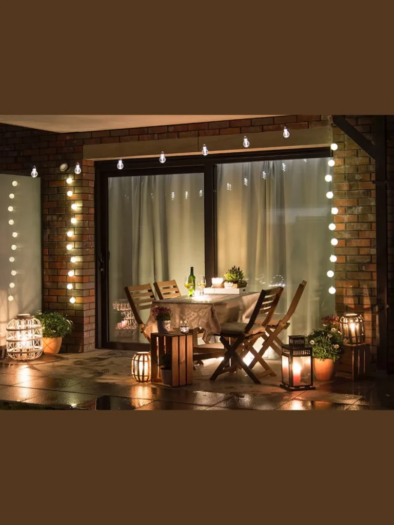 Solar Powered Outdoor String Fairy Lights