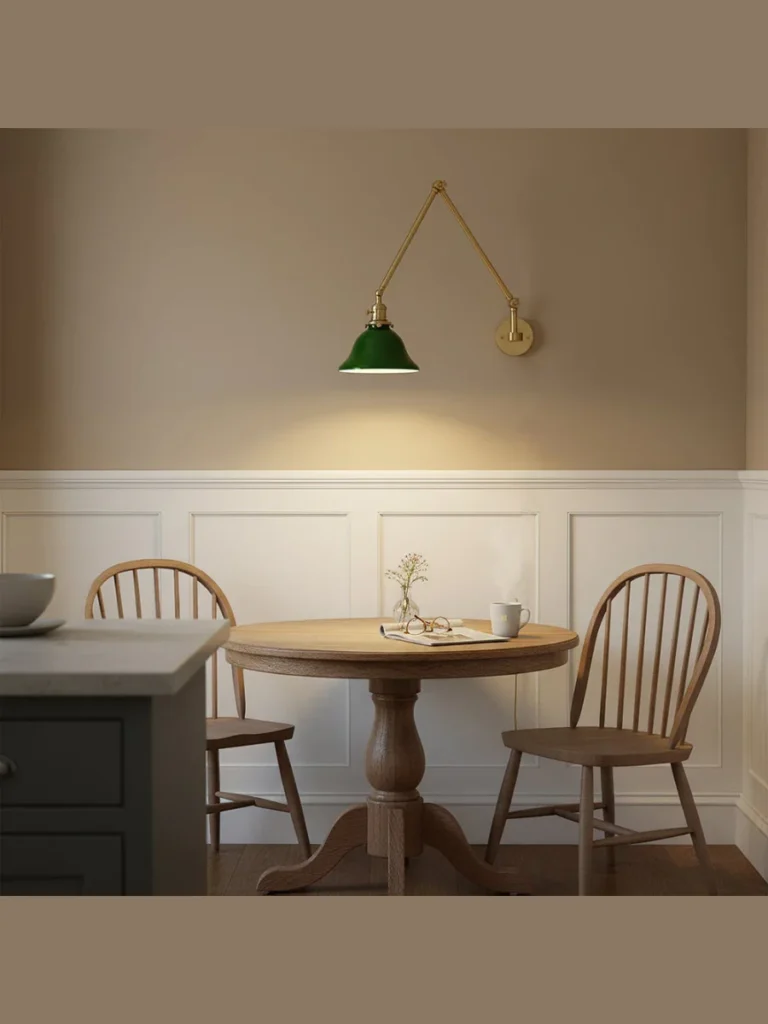 Solid Brass Adjusting Swing Arm Sconces