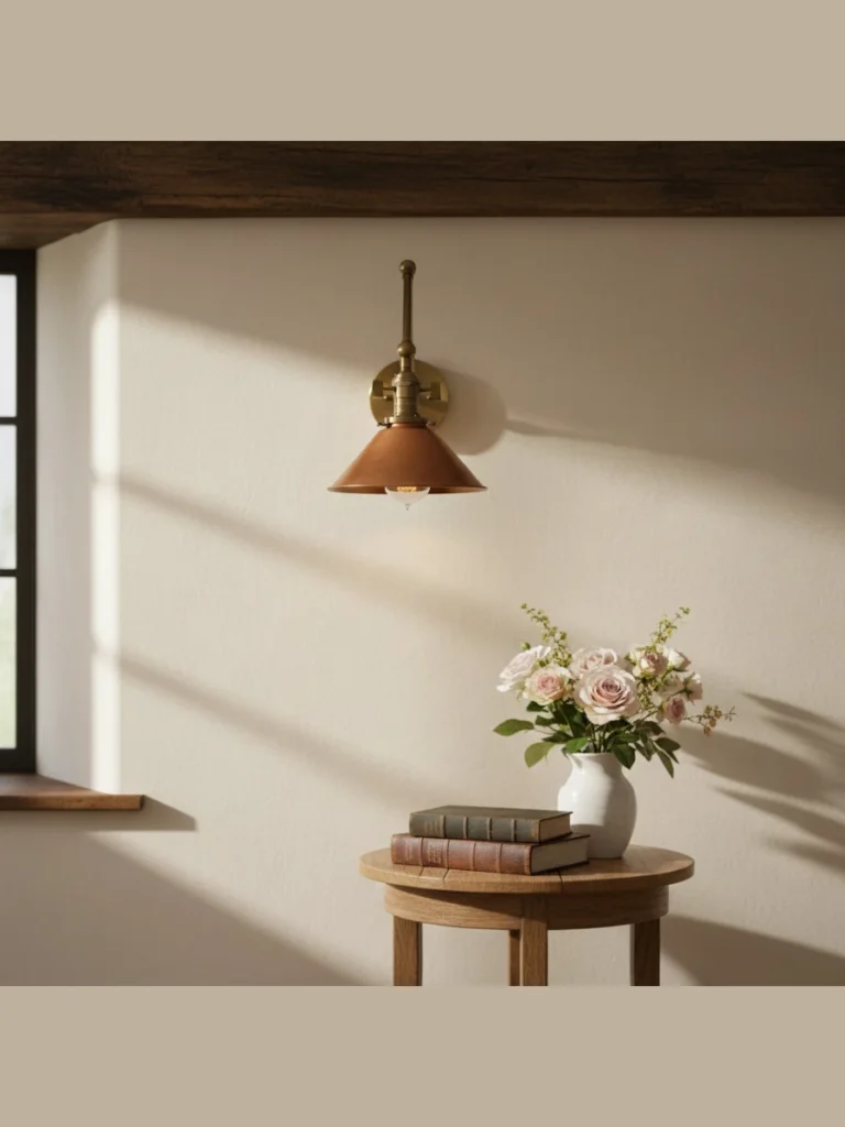 Solid Brass Adjusting Swing Arm Sconces