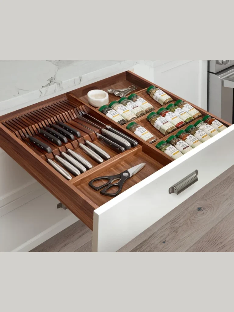 Specialized Deep Walnut Spice Organizer Drawer Inserts
