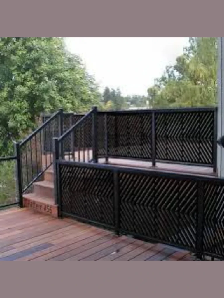 Split Bamboo Porch Railing Privacy Screens
